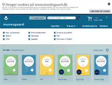 Tablet Screenshot of munksgaard.dk